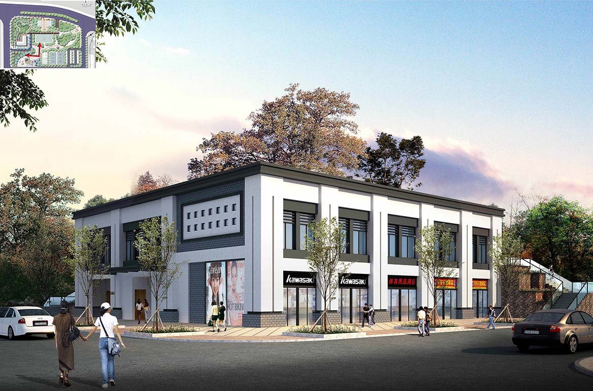 清遠靜福廣場地塊整體規劃（huá）設計