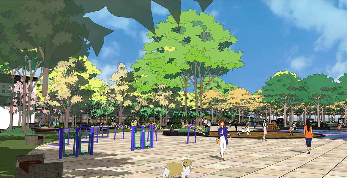 清遠靜福廣場（chǎng）地塊整體規劃（huá）設計