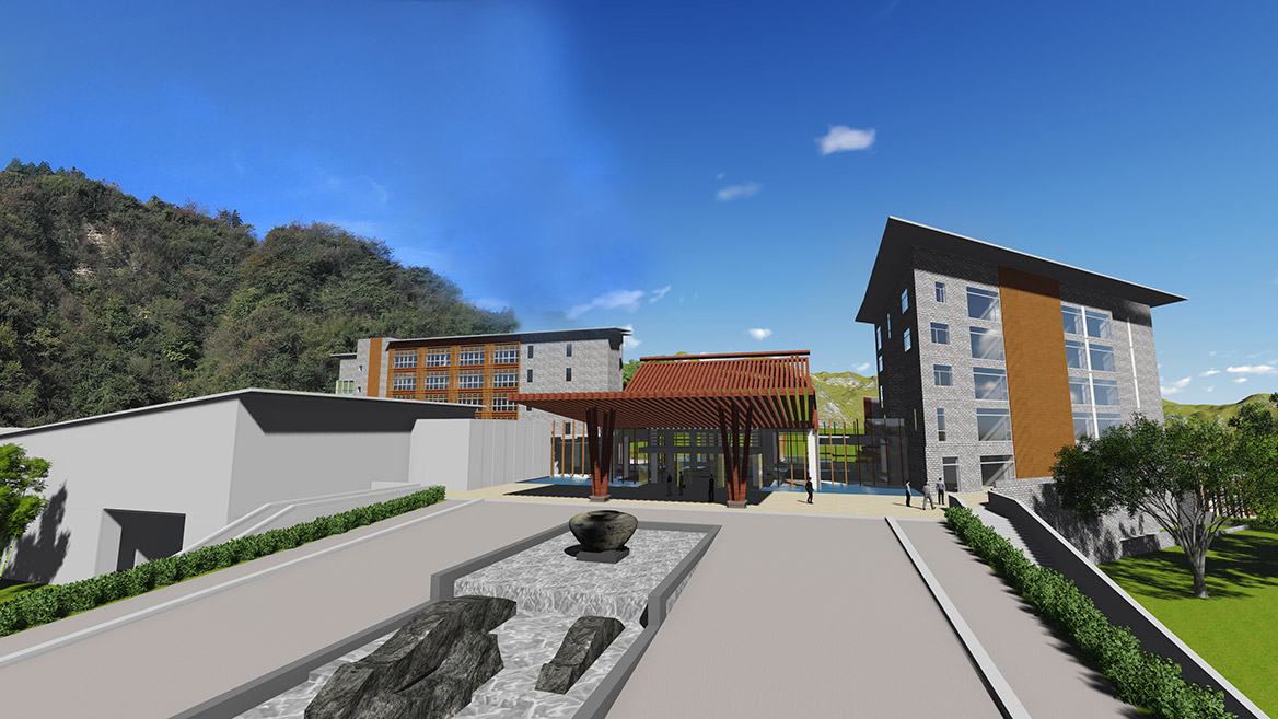 張家界懸崖花開養生穀總體規劃設（shè）計效果（guǒ）圖3