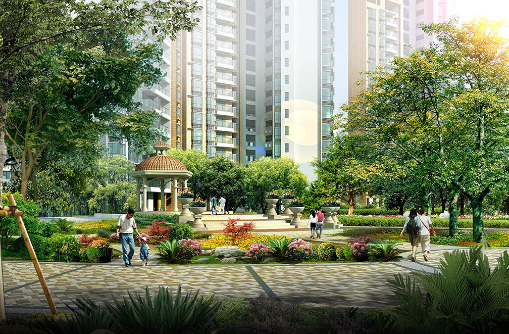 住宅小區景觀設計圖（tú）片