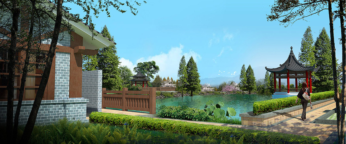 園（yuán）林設計圖片