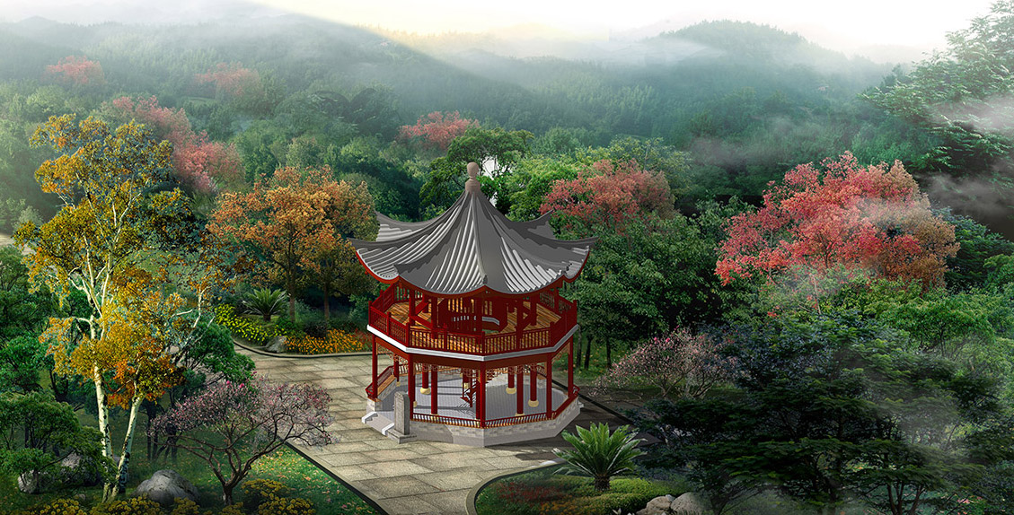 園林景觀中亭的藝術（shù）功能（néng）圖（tú）片