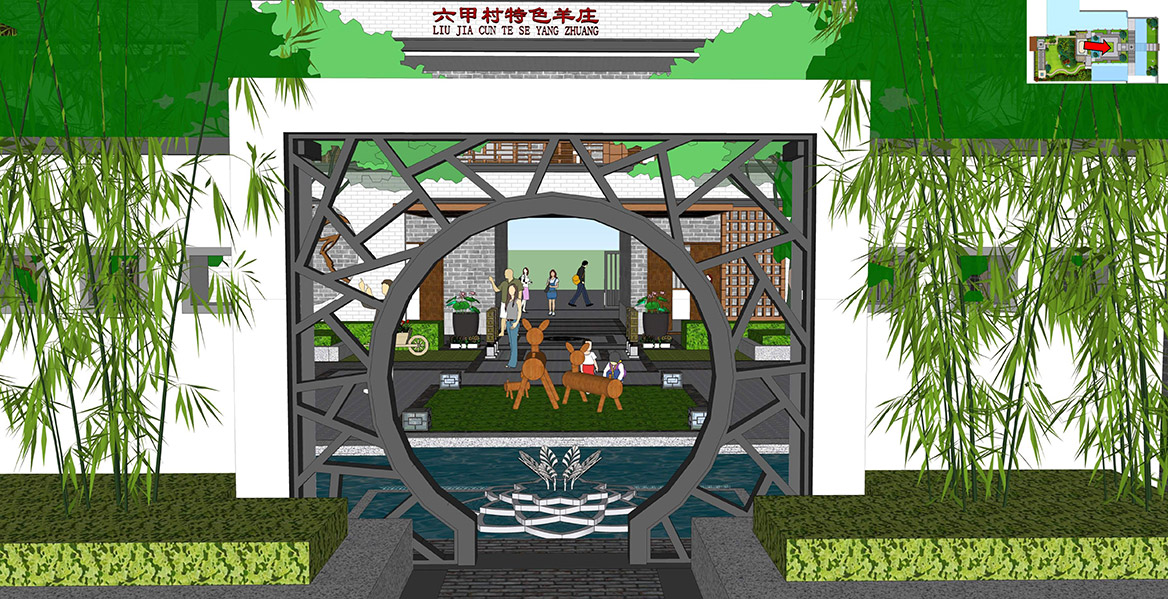 橫瀝鎮六甲村（cūn）美麗幸福村居建（jiàn）設方案設計圖6