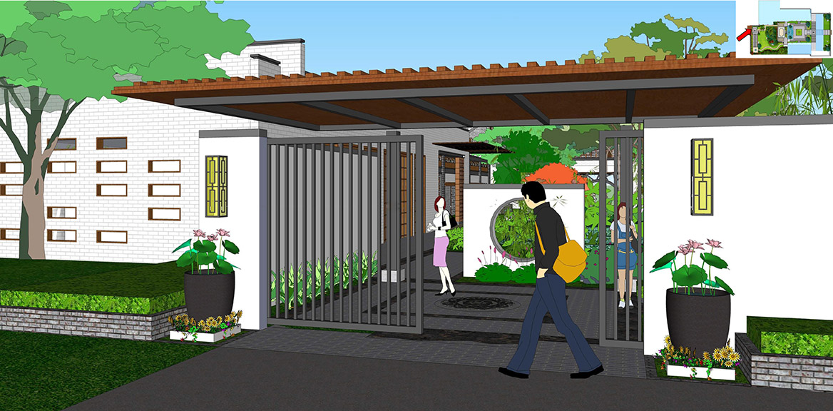 橫瀝（lì）鎮六甲村美麗（lì）幸福村居建設方案設計圖9