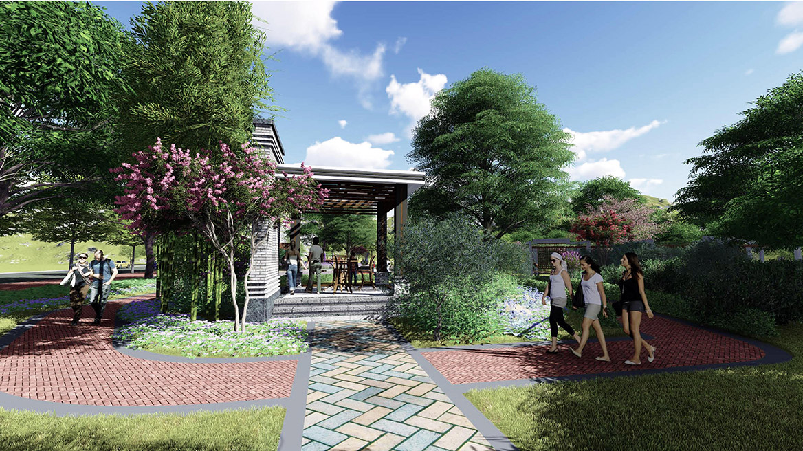 橫瀝鎮田饒步村美麗（lì）幸福村居規（guī）劃方案設計圖4