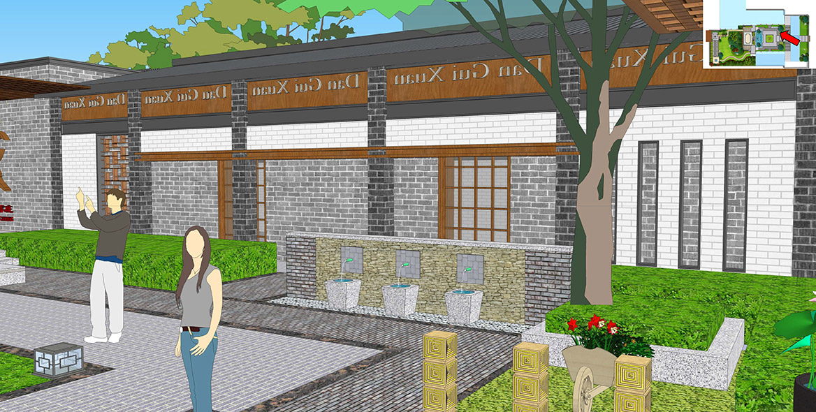 橫瀝鎮六甲村（cūn）美麗幸福村居建設方案設計圖3