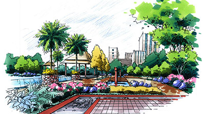 景觀手繪表現要做到藝術和技術兼備
