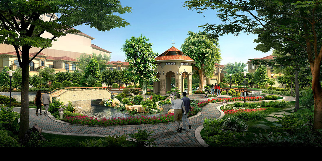 生態住宅區景（jǐng）觀圖片