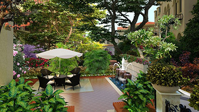 小品在景觀設計中是不可或缺（quē）的一部（bù）分