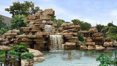 在（zài）園林設計中應用假山（shān）的幾點技巧