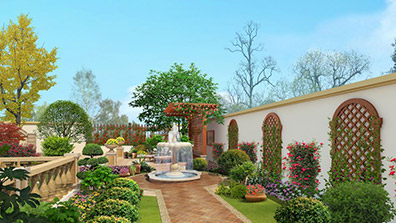 花園景觀（guān）設計的布局分類