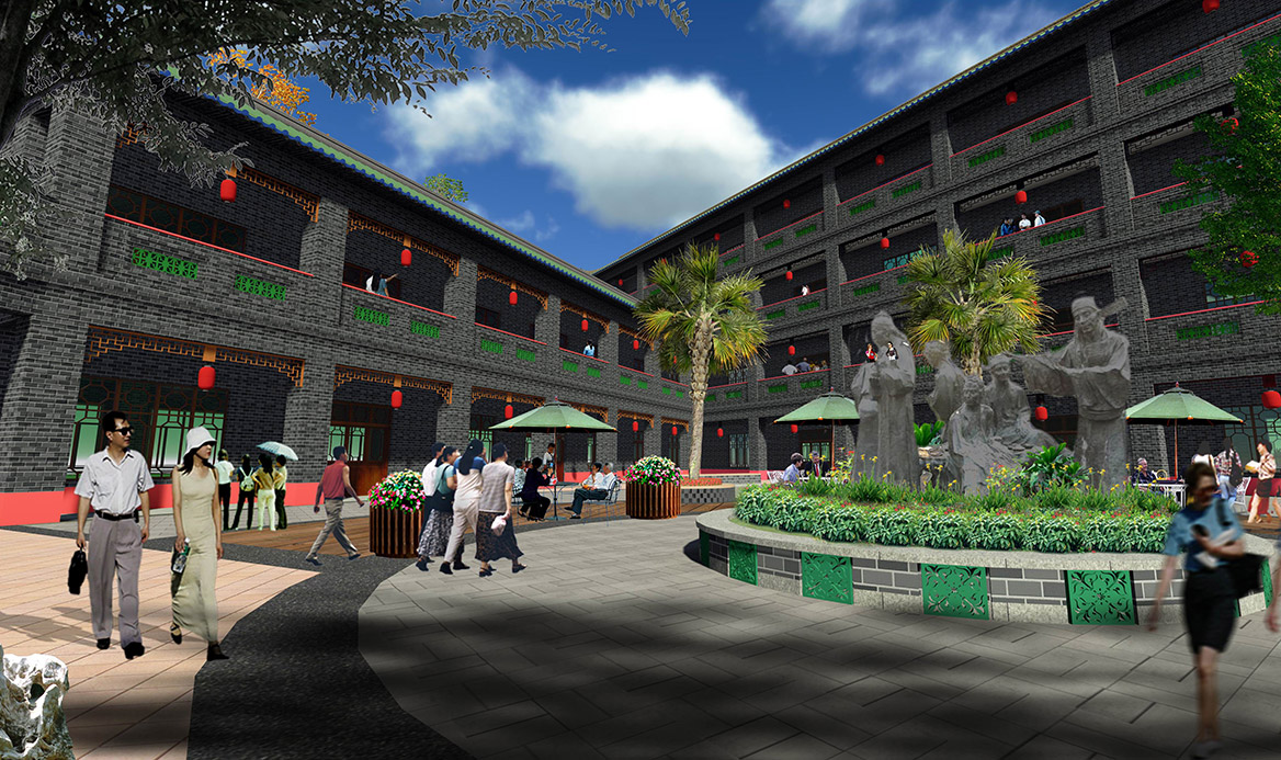 曲藝中心廣場效（xiào）果圖三