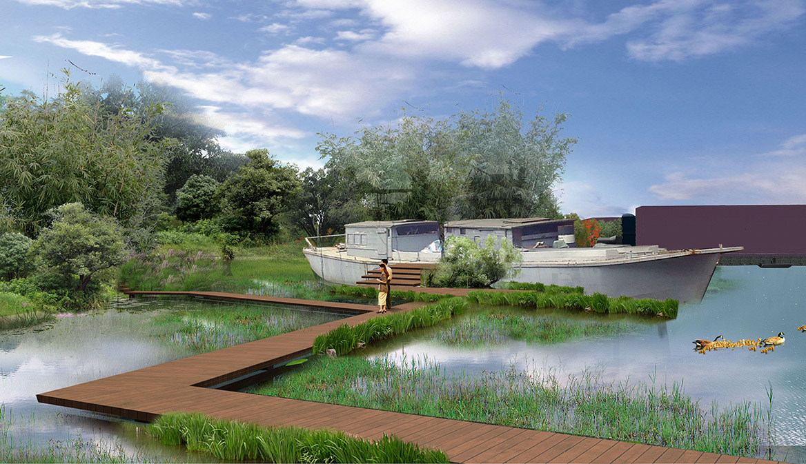 彈流魚濱河濕地效果（guǒ）圖二