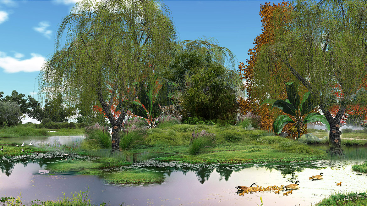 彈流魚保育區（qū）效果圖四