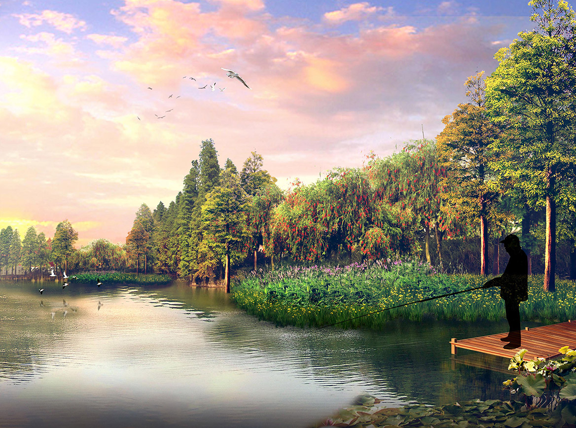 生態濕地區效果圖一