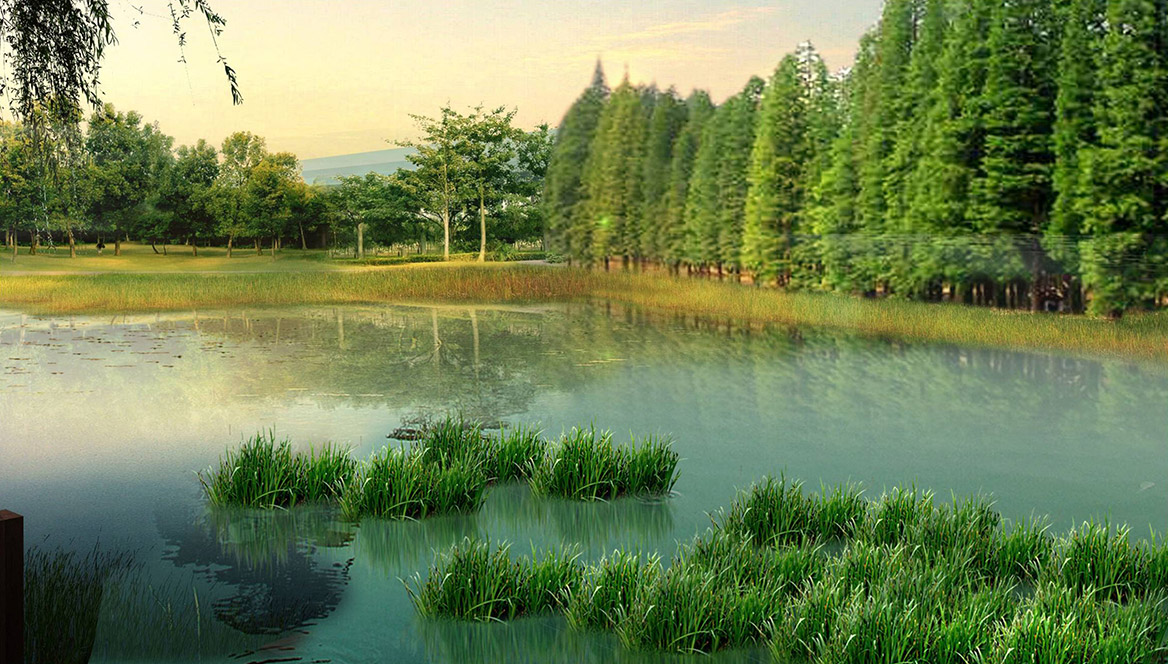 洪梅站前綠化公園景觀設計圖片11