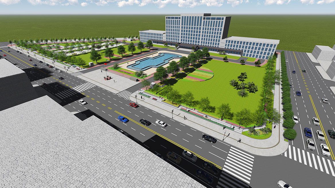 道滘政府廣場綠化改造（zào）方案圖1