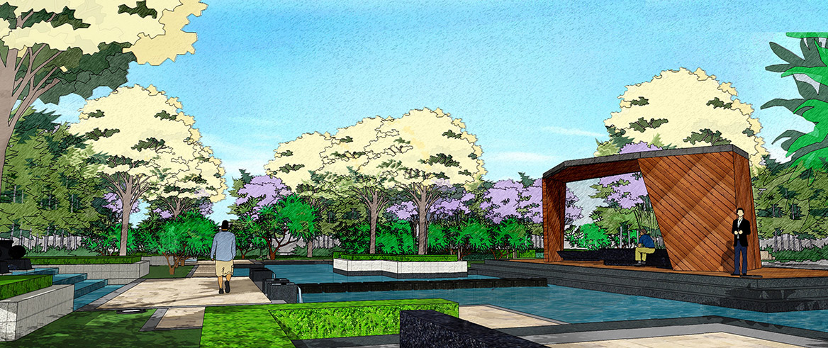 東莞銘豐廠景觀概念（niàn）設計透視圖五（wǔ）