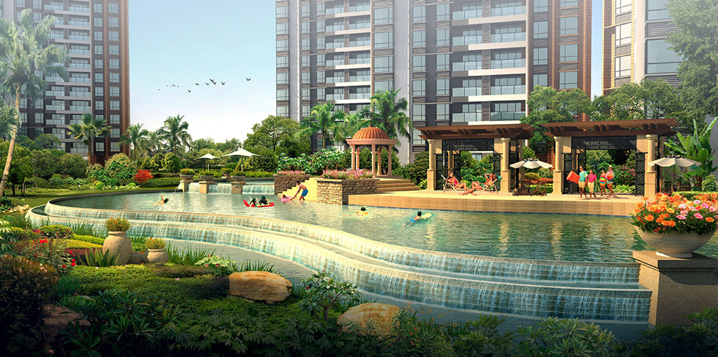 住宅小區水（shuǐ）景