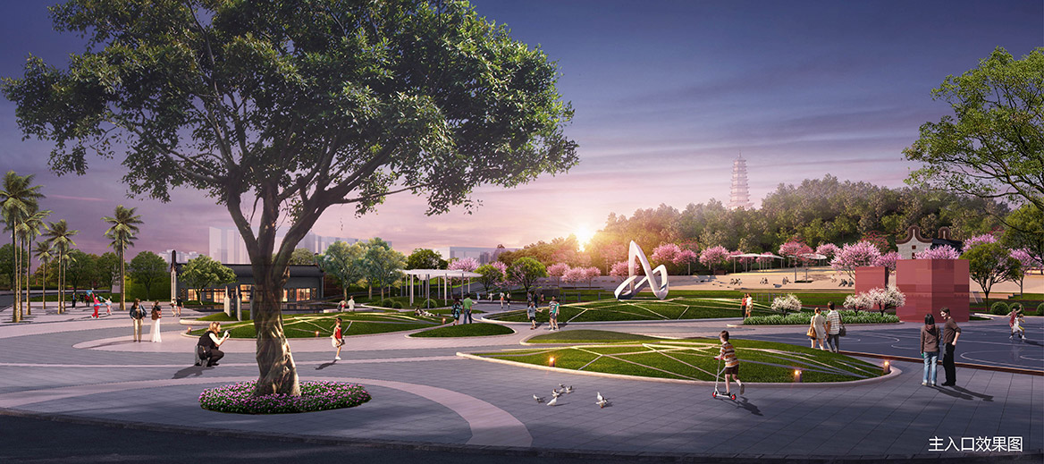 東莞市橋頭鎮體育文（wén）化（huà）公園規劃設計圖3