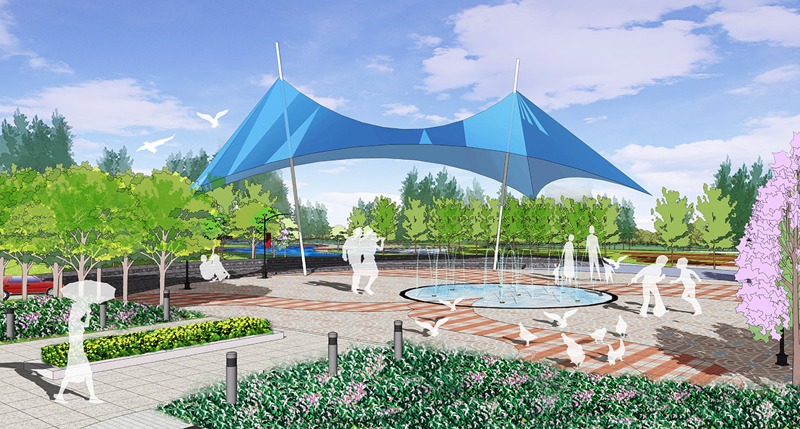 德慶（qìng）縣市政中心廣場景觀（guān）方（fāng）案設計廣場1