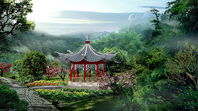 在園林設計中應用景觀建築的（de）意義總結