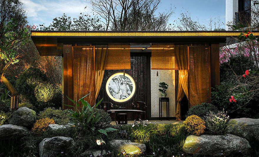 新中式景觀（guān）設計圖片（piàn）