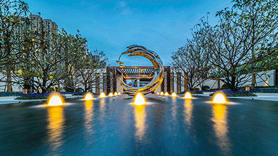 新（xīn）中式景觀在房地產中的設計（jì）特點