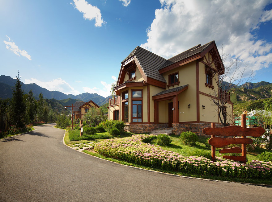 山地別墅景觀設計圖（tú）片