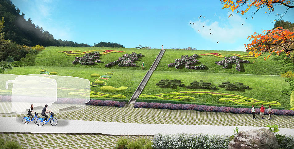 色彩在旅遊（yóu）景區入（rù）口景觀設計中的應用體現