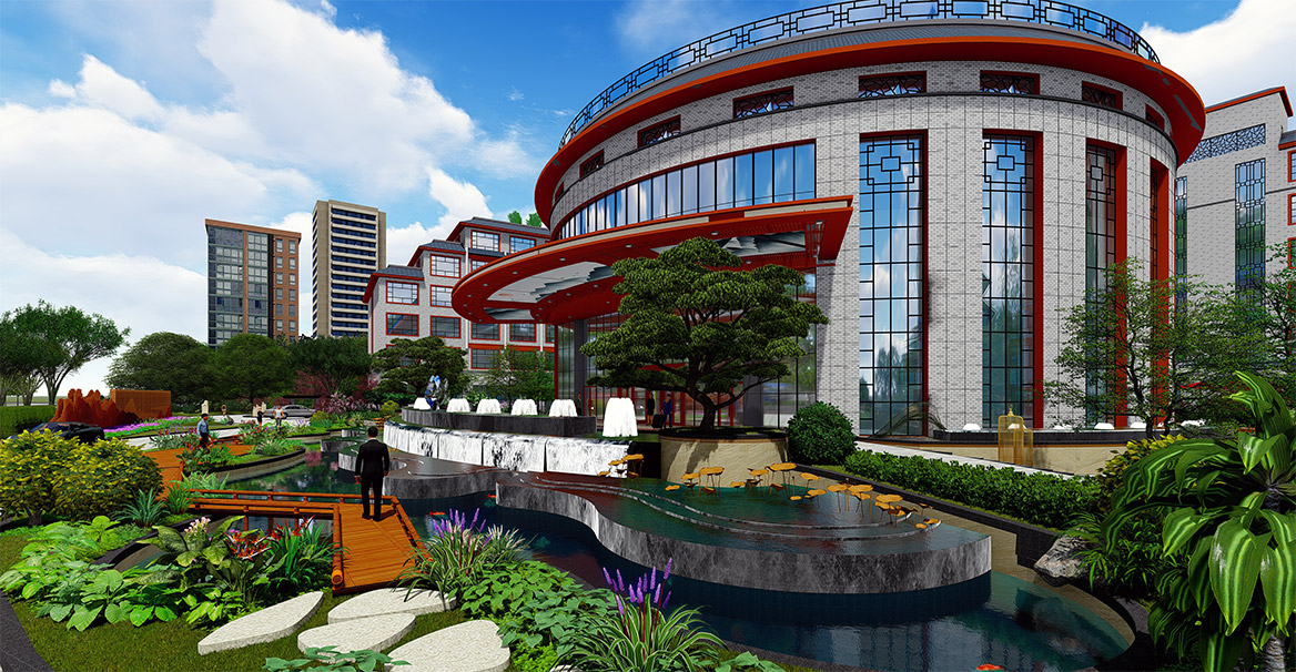 酒店景觀設（shè）計案例