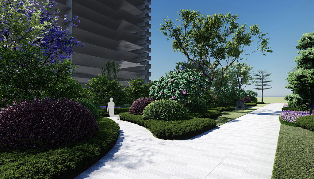 小區園林景（jǐng）觀設計效果圖