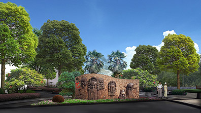 現代園（yuán）林中工（gōng）藝美術的運用