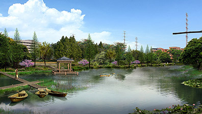 園林景（jǐng）觀設計需要突出自然景觀和園（yuán）林（lín）景觀的協調性