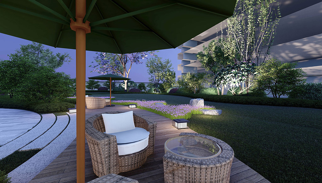 住宅小區園林景觀設計效果圖（tú）