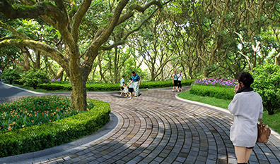 生態園林景觀設計需要合理配置景觀植物