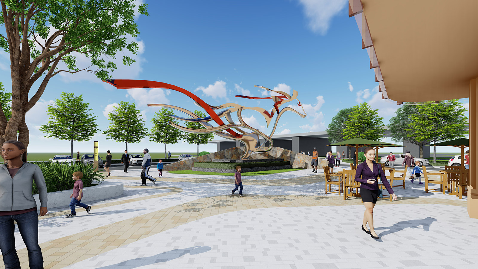 地產景觀設計效果圖