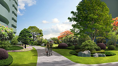 地產景（jǐng）觀植物配（pèi）置的基本方法