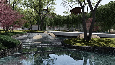 流（liú）線型（xíng）設計在別墅景觀中（zhōng）的作用（yòng）