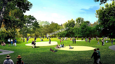 城市公園景觀綠化植物配（pèi）置原則