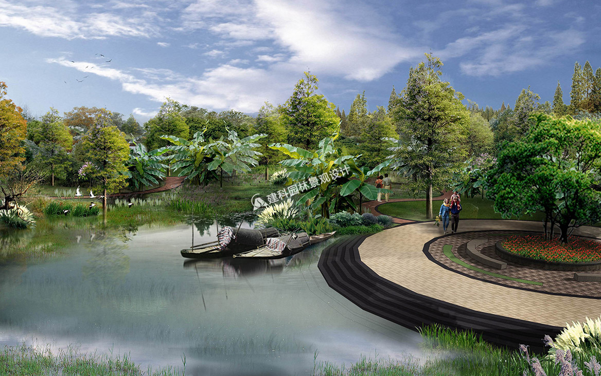 濱水空間景觀優化（huà）設計