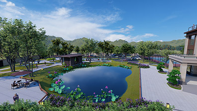 中式園林意境與現代園林的（de）相互融合