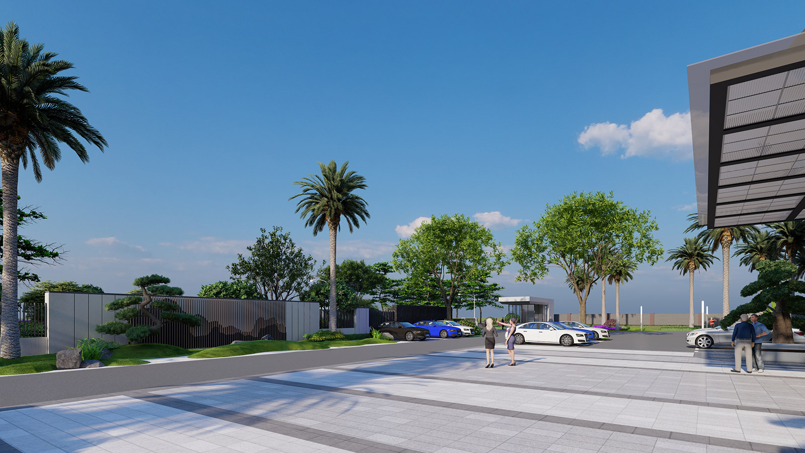 智能設備公司園林景觀方案（àn）設計案（àn）例效果圖3