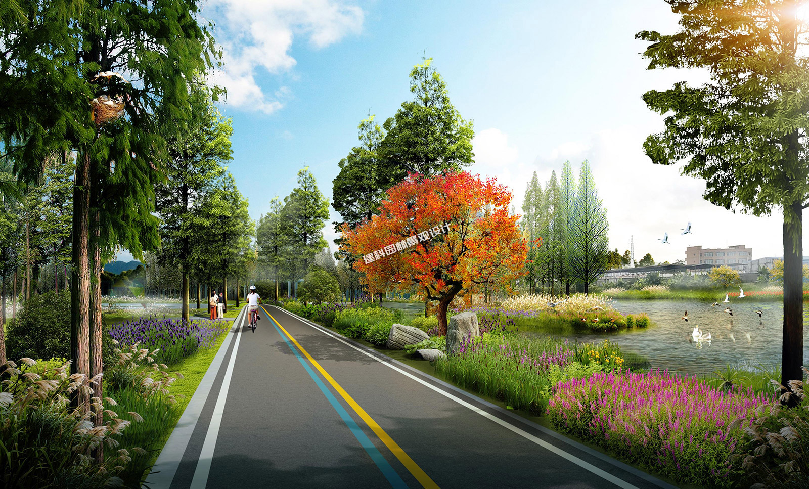 “上字嶺”一河兩岸（àn）建設