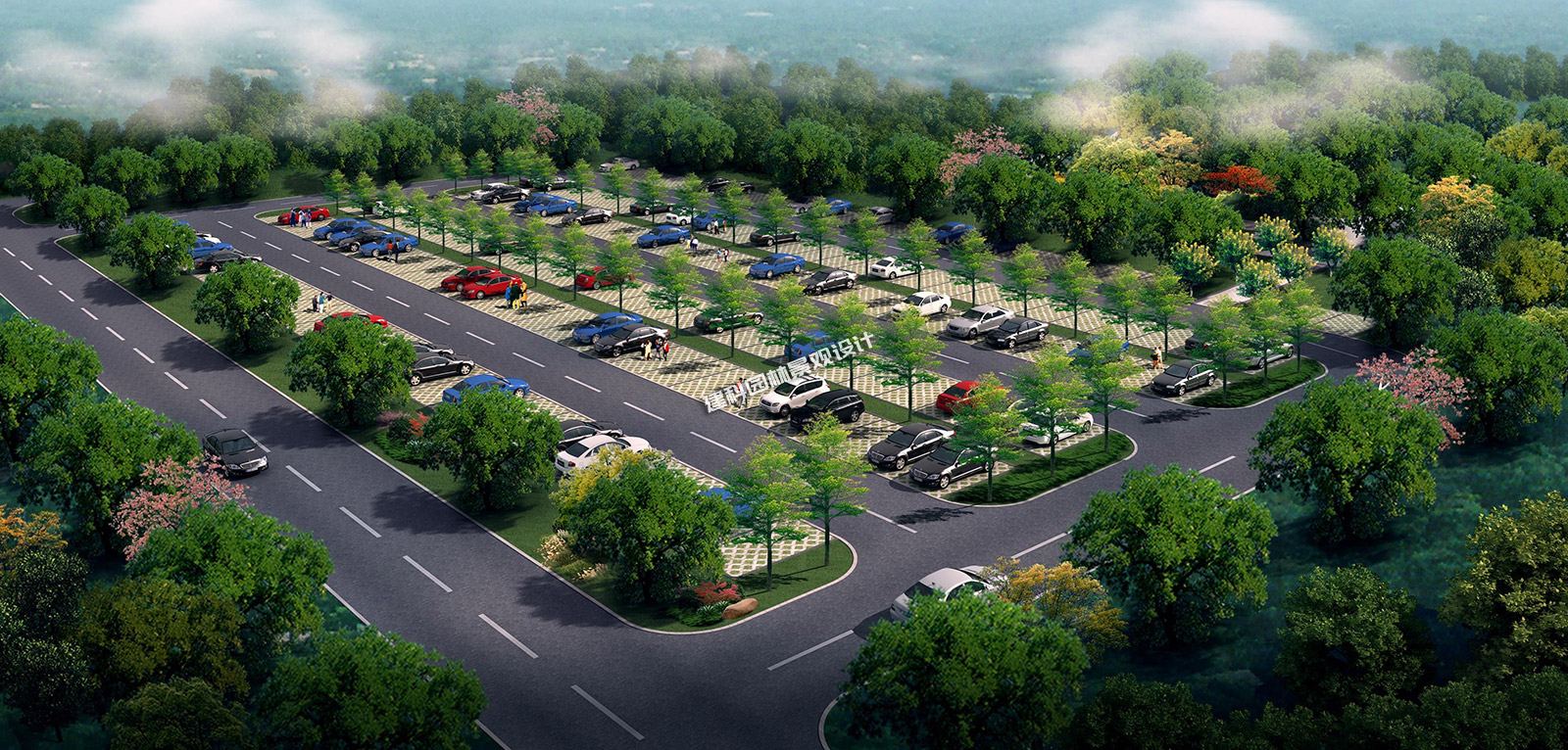 新北街（jiē）停車場效果圖