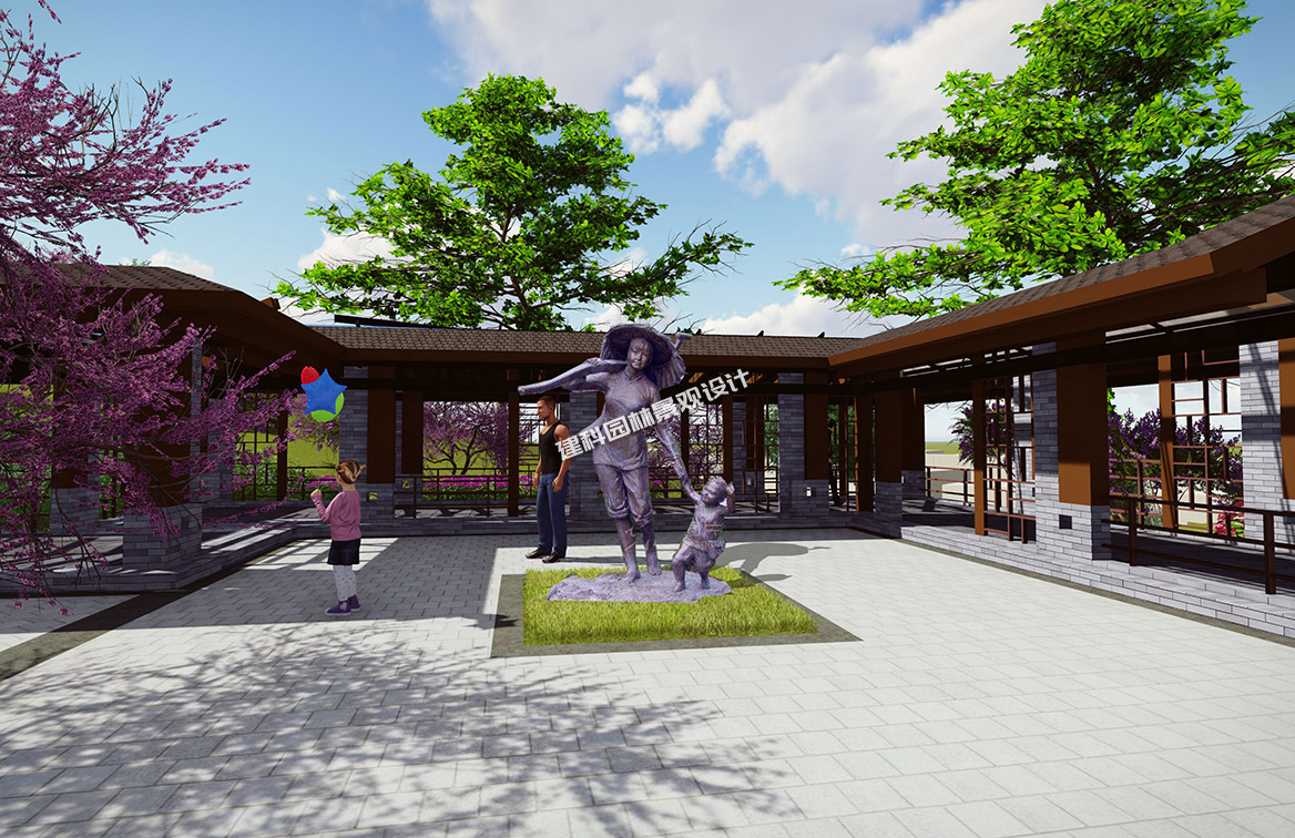 美麗圩鎮規劃（huá）設計效（xiào）果圖5