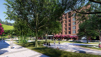 海綿（mián）城（chéng）市理念在校園（yuán）景觀設計中的運用