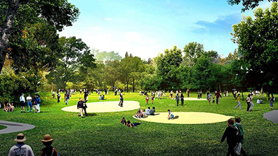 城市公園綠地海綿（mián）策略