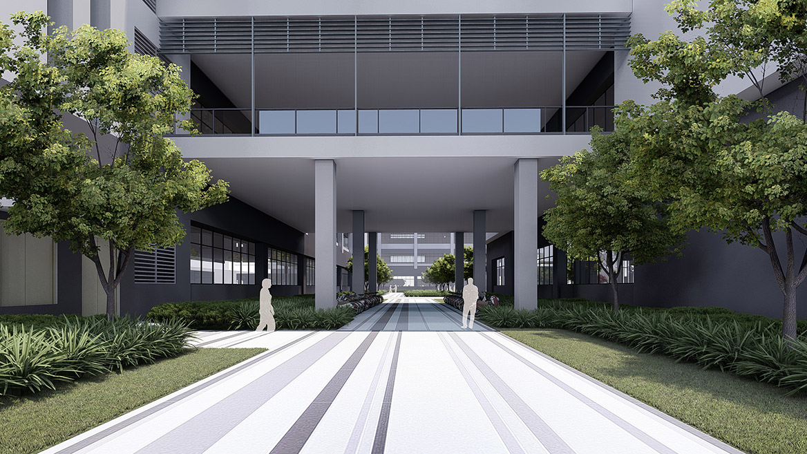 光（guāng）輝智能產業園景觀設計圖1