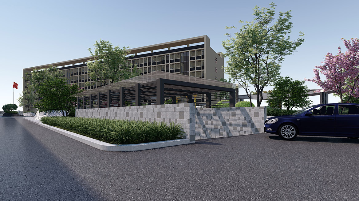 光（guāng）輝（huī）智能產業園景觀設計圖5